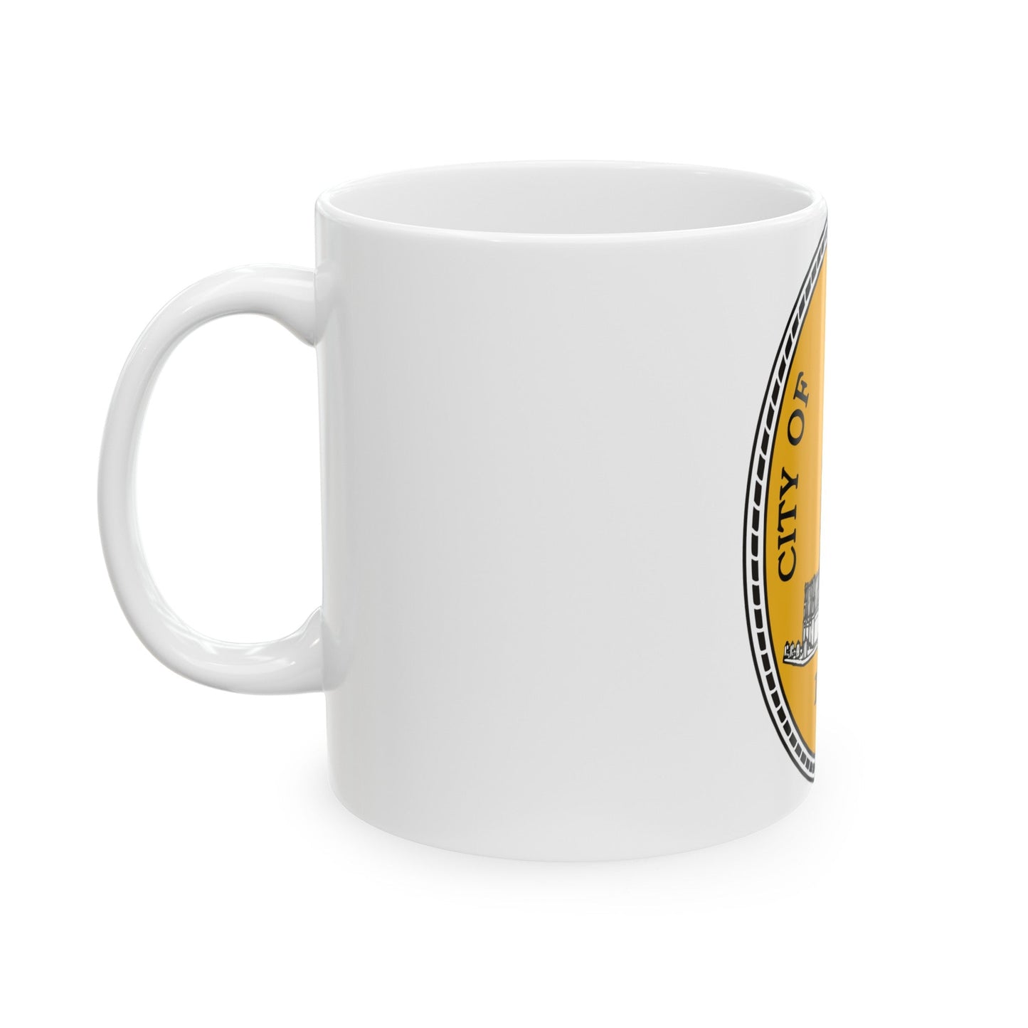 Seal of Baltimore Maryland - White Coffee Mug-The Sticker Space