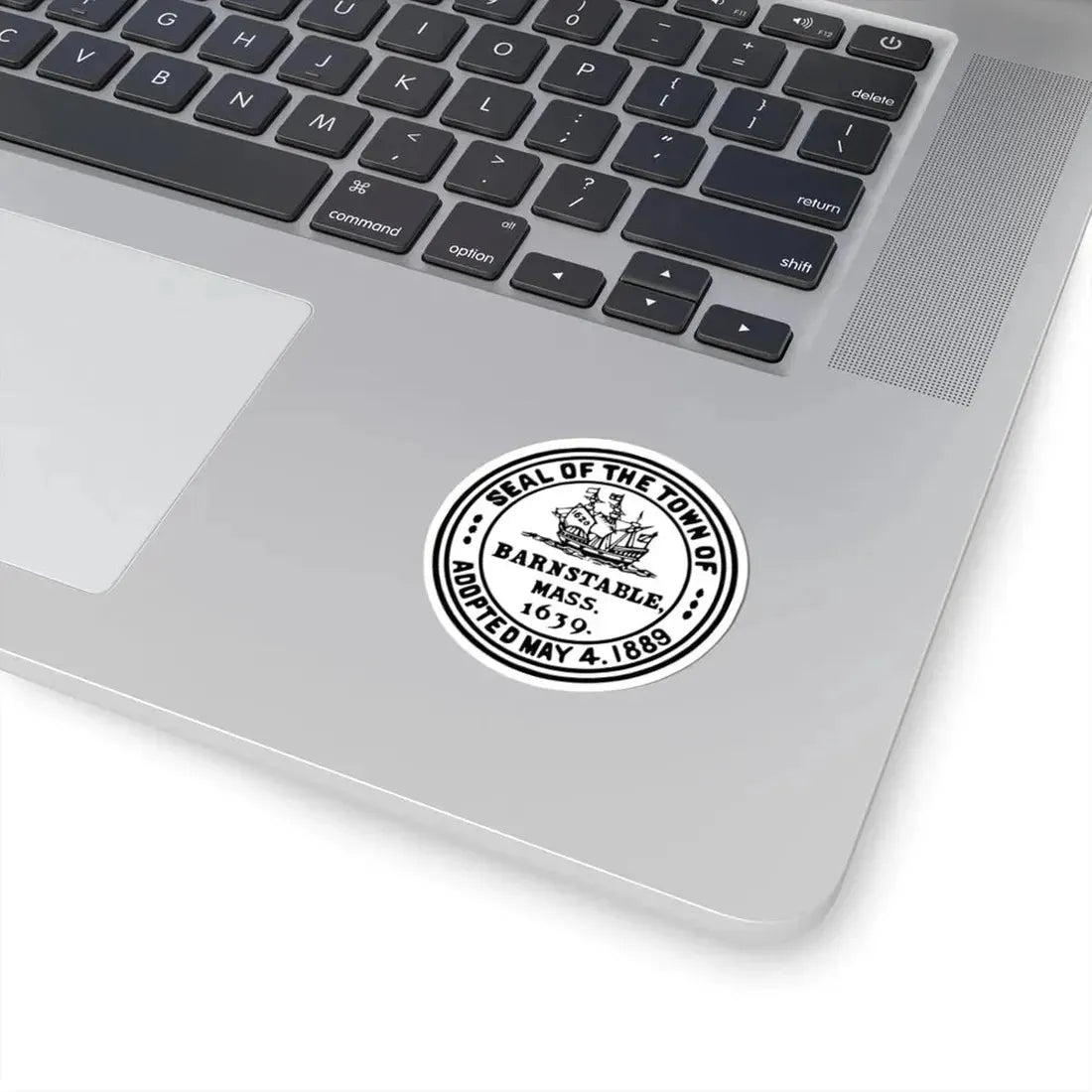 Seal of Barnstable Massachusetts (United States) STICKER Vinyl Kiss-Cut Decal - The Sticker Space