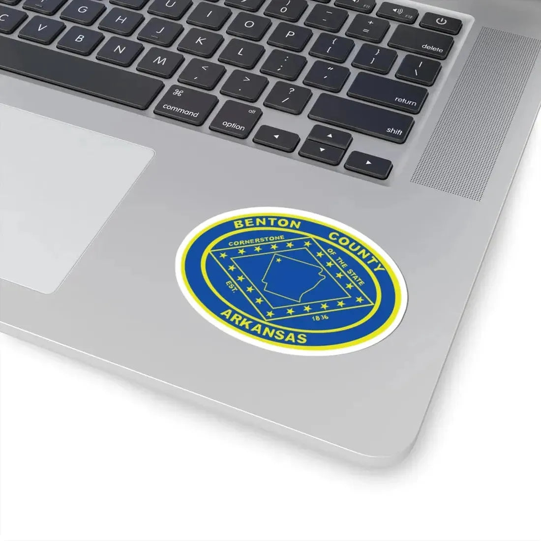 Seal of Benton County Arkansas (United States) STICKER Vinyl Kiss-Cut Decal - The Sticker Space