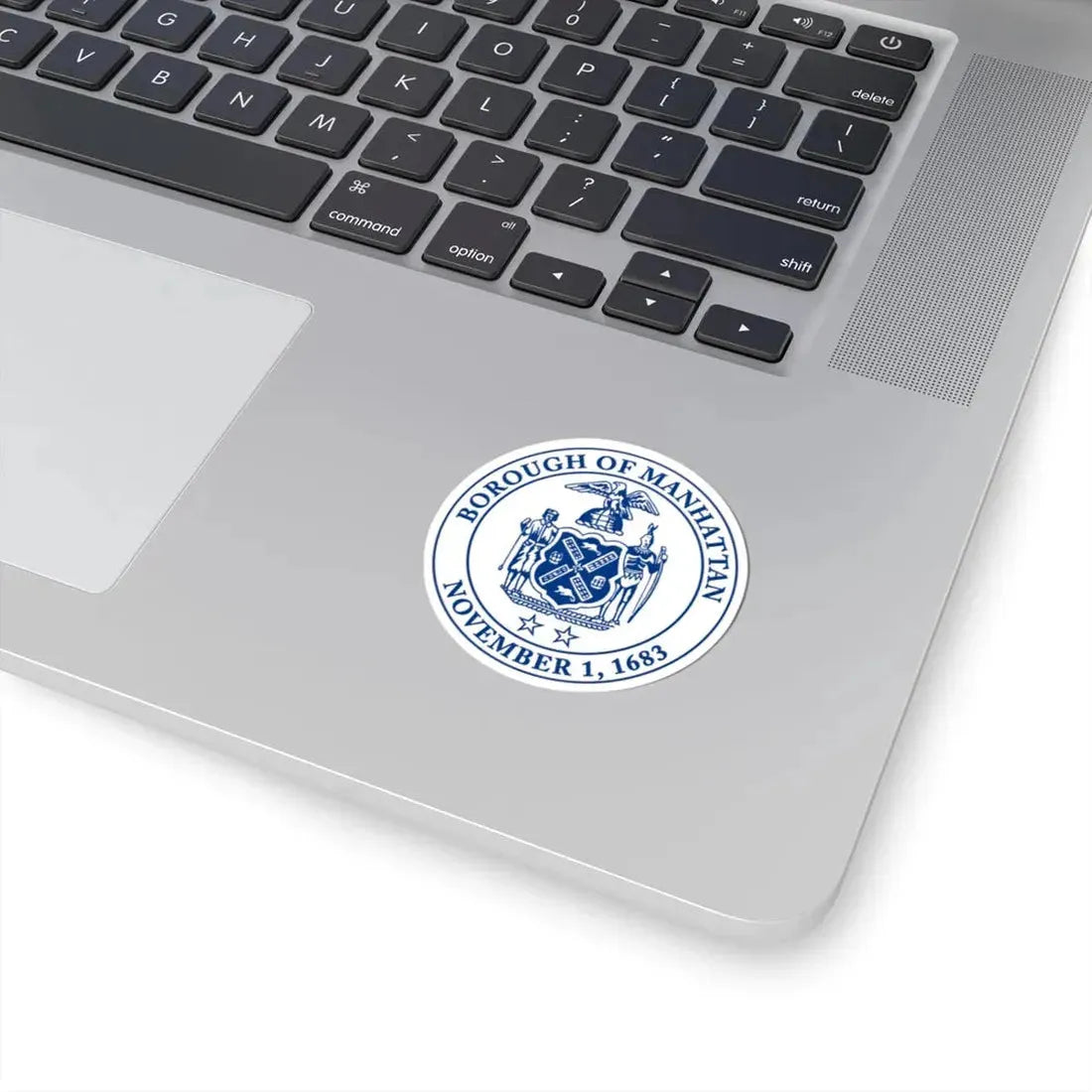 Seal of Borough of Manhattan (United States) STICKER Vinyl Kiss-Cut Decal - The Sticker Space