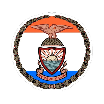 Seal of Borough of the Bronx - STICKER Vinyl Kiss-Cut Decal 3 Inch White - The Sticker Space