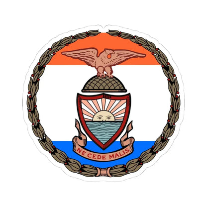 Seal of Borough of the Bronx - STICKER Vinyl Kiss-Cut Decal 4 Inch White - The Sticker Space