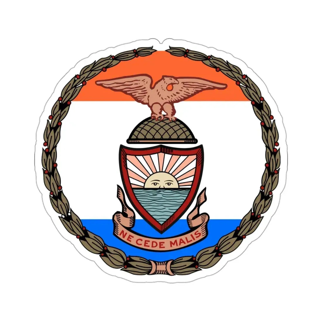 Seal of Borough of the Bronx USA STICKER Vinyl Die-Cut Decal 3 Inch - The Sticker Space