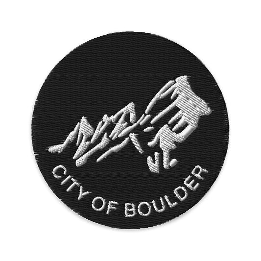 Seal of Boulder Colorado - Embroidered Patch-The Sticker Space