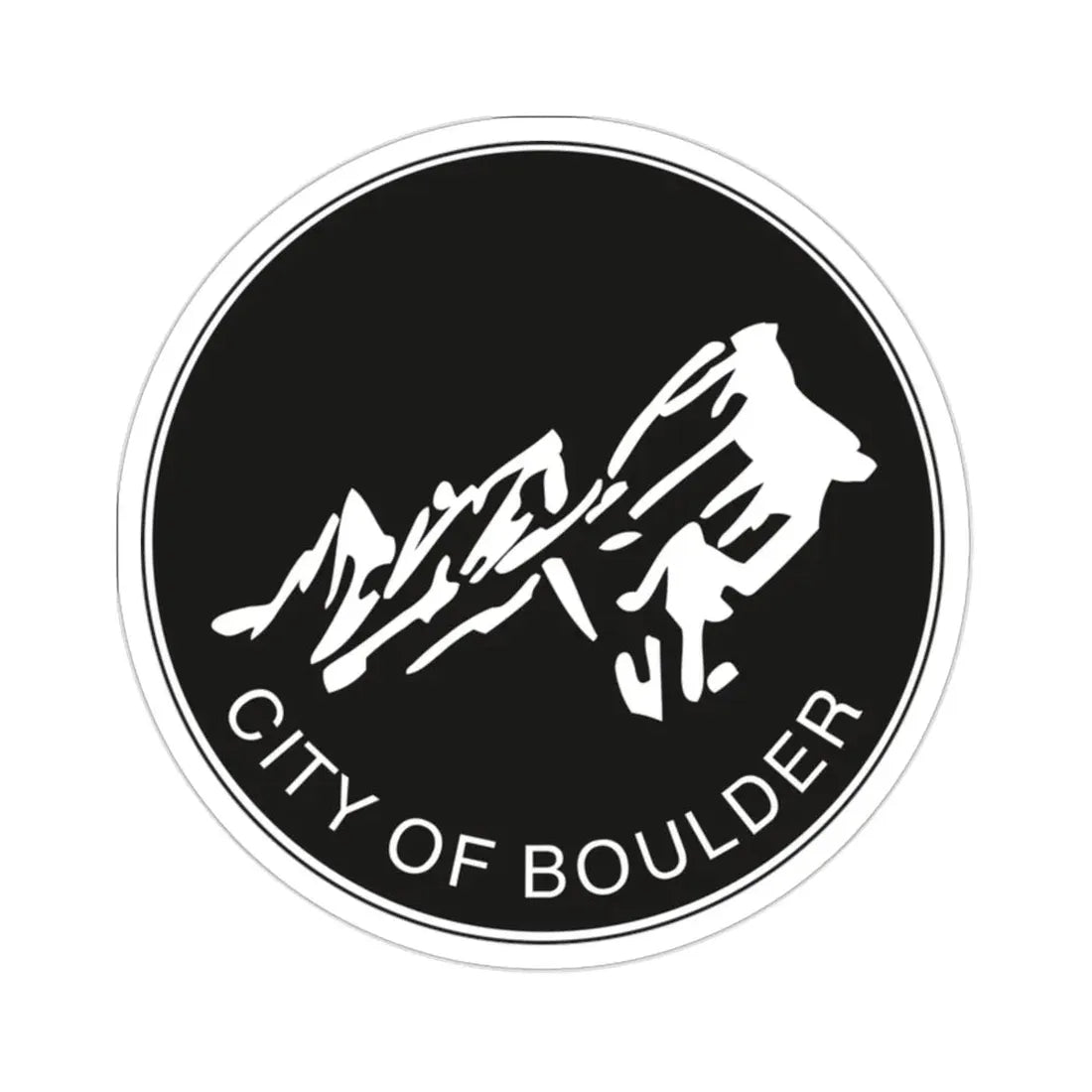 Seal of Boulder Colorado USA STICKER Vinyl Die-Cut Decal 2 Inch - The Sticker Space