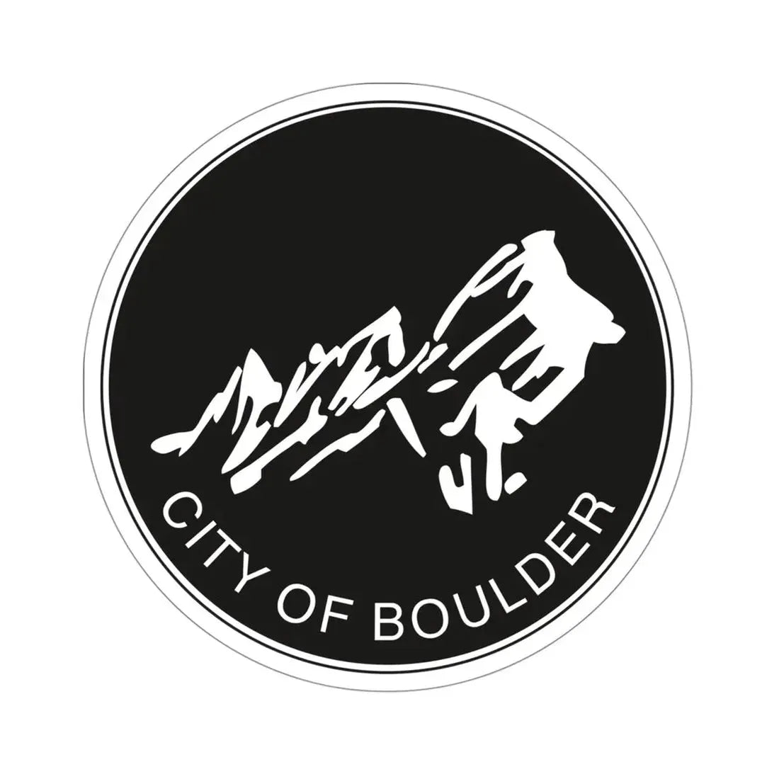 Seal of Boulder Colorado USA STICKER Vinyl Die-Cut Decal 4 Inch - The Sticker Space