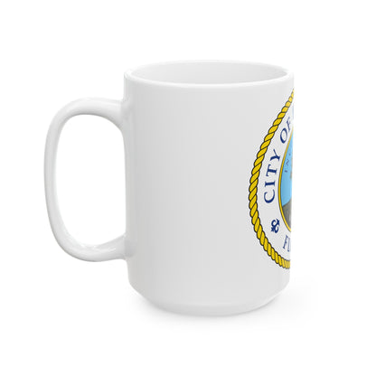 Seal of Bradenton Florida - White Coffee Mug-The Sticker Space