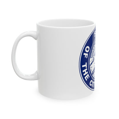 Seal of Buffalo New York - White Coffee Mug-The Sticker Space