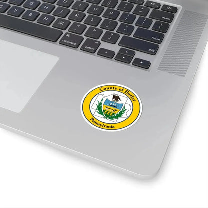 Seal of Butler County Pennsylvania (United States) STICKER Vinyl Kiss-Cut Decal - The Sticker Space