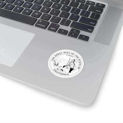 Seal of California BW - STICKER Vinyl Kiss-Cut Decal - The Sticker Space