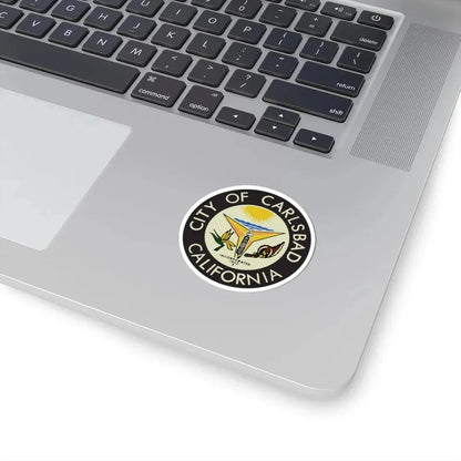 Seal of Carlsbad California (United States) STICKER Vinyl Kiss-Cut Decal - The Sticker Space