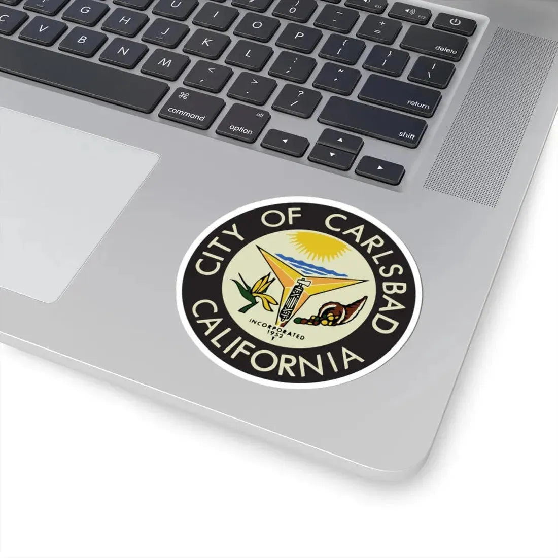 Seal of Carlsbad California (United States) STICKER Vinyl Kiss-Cut Decal - The Sticker Space