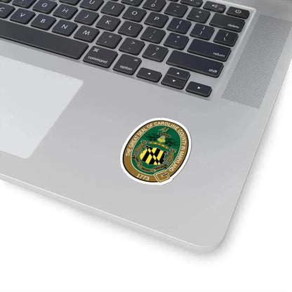 Seal of Caroline County Maryland (United States) STICKER Vinyl Kiss-Cut Decal - The Sticker Space