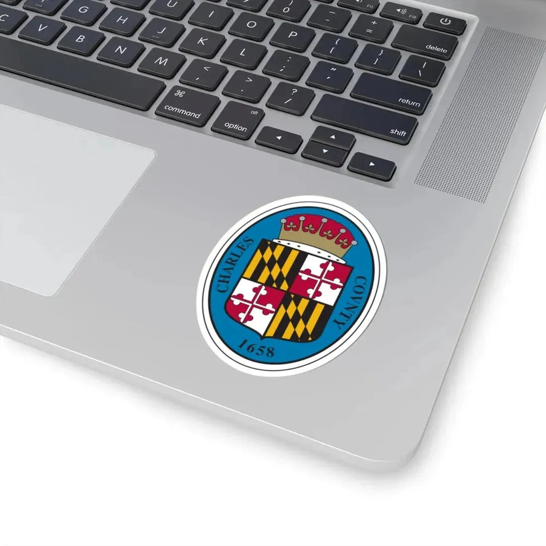 Seal of Charles County Maryland (United States) STICKER Vinyl Kiss-Cut Decal - The Sticker Space