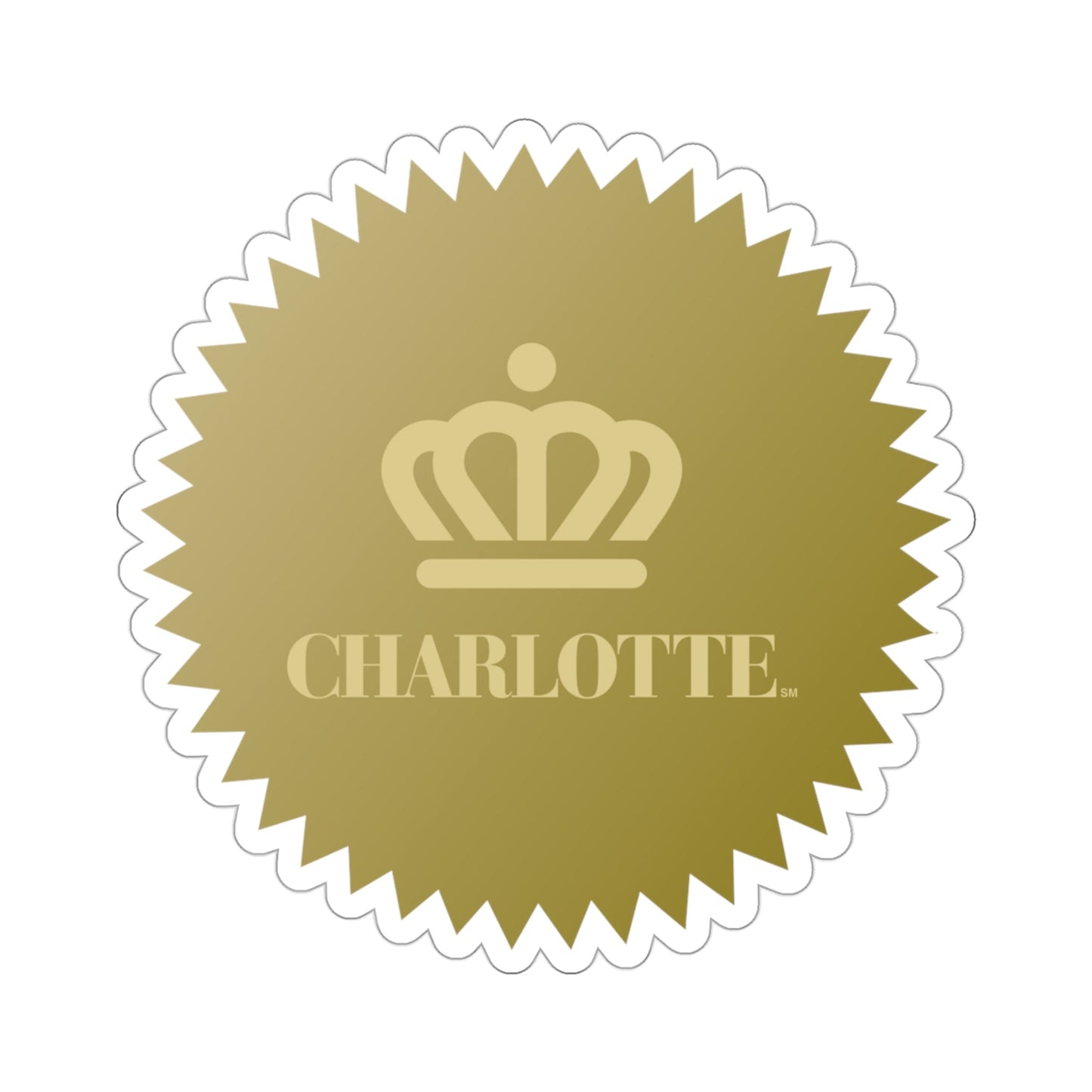 Seal of Charlotte, North Carolina USA STICKER Vinyl Die-Cut Decal-3 Inch-The Sticker Space