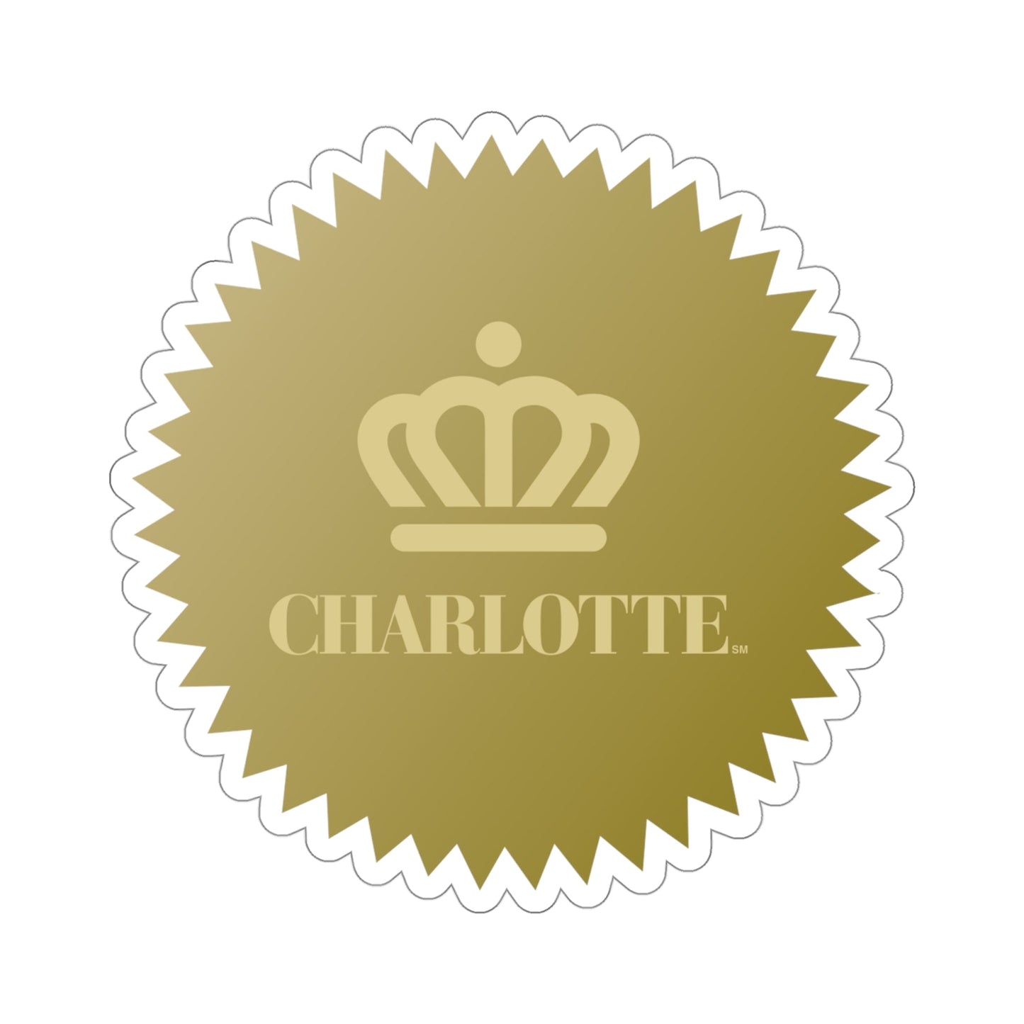 Seal of Charlotte, North Carolina USA STICKER Vinyl Die-Cut Decal-4 Inch-The Sticker Space