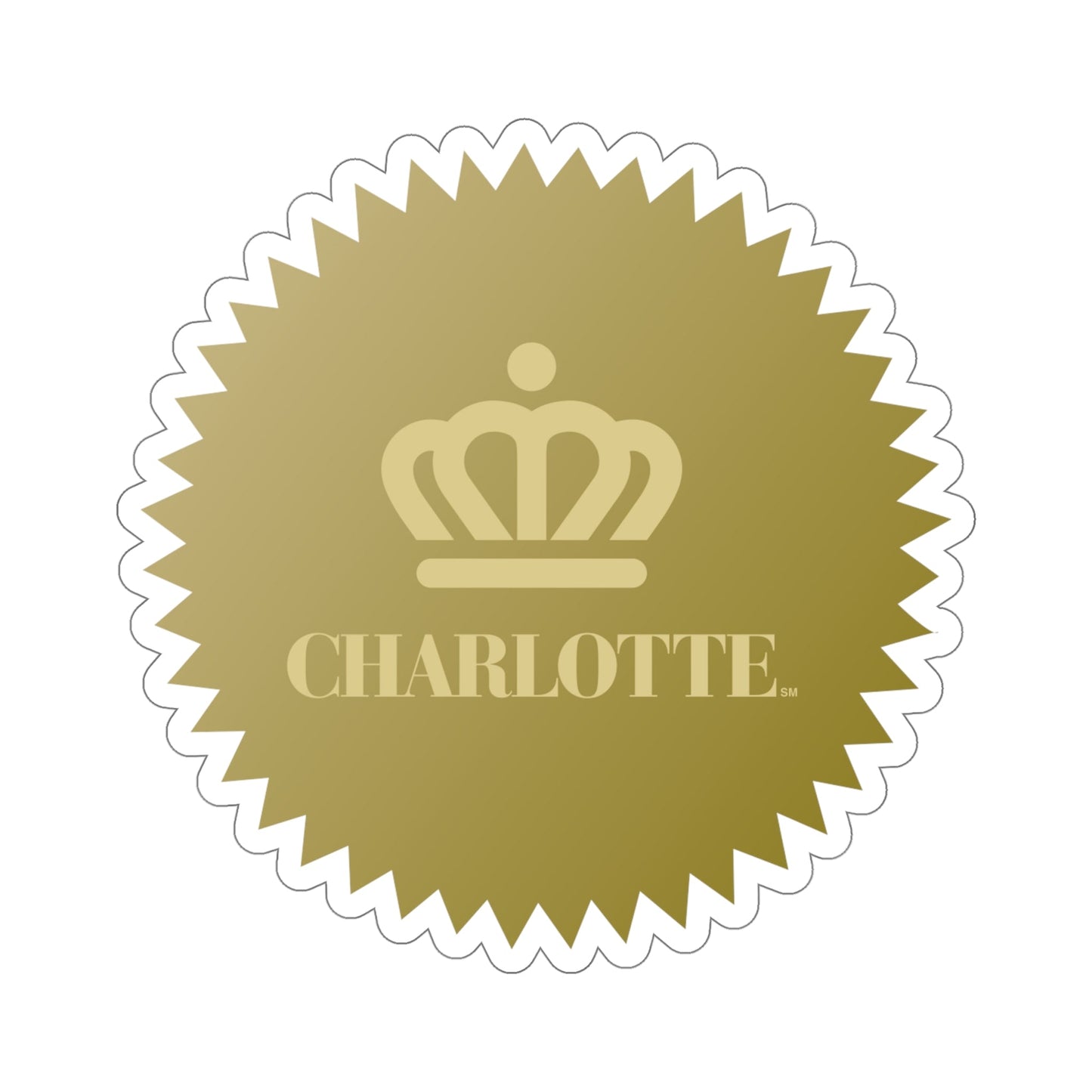 Seal of Charlotte, North Carolina USA STICKER Vinyl Die-Cut Decal-6 Inch-The Sticker Space