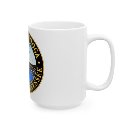 Seal of Chattanooga Tennessee - White Coffee Mug-The Sticker Space