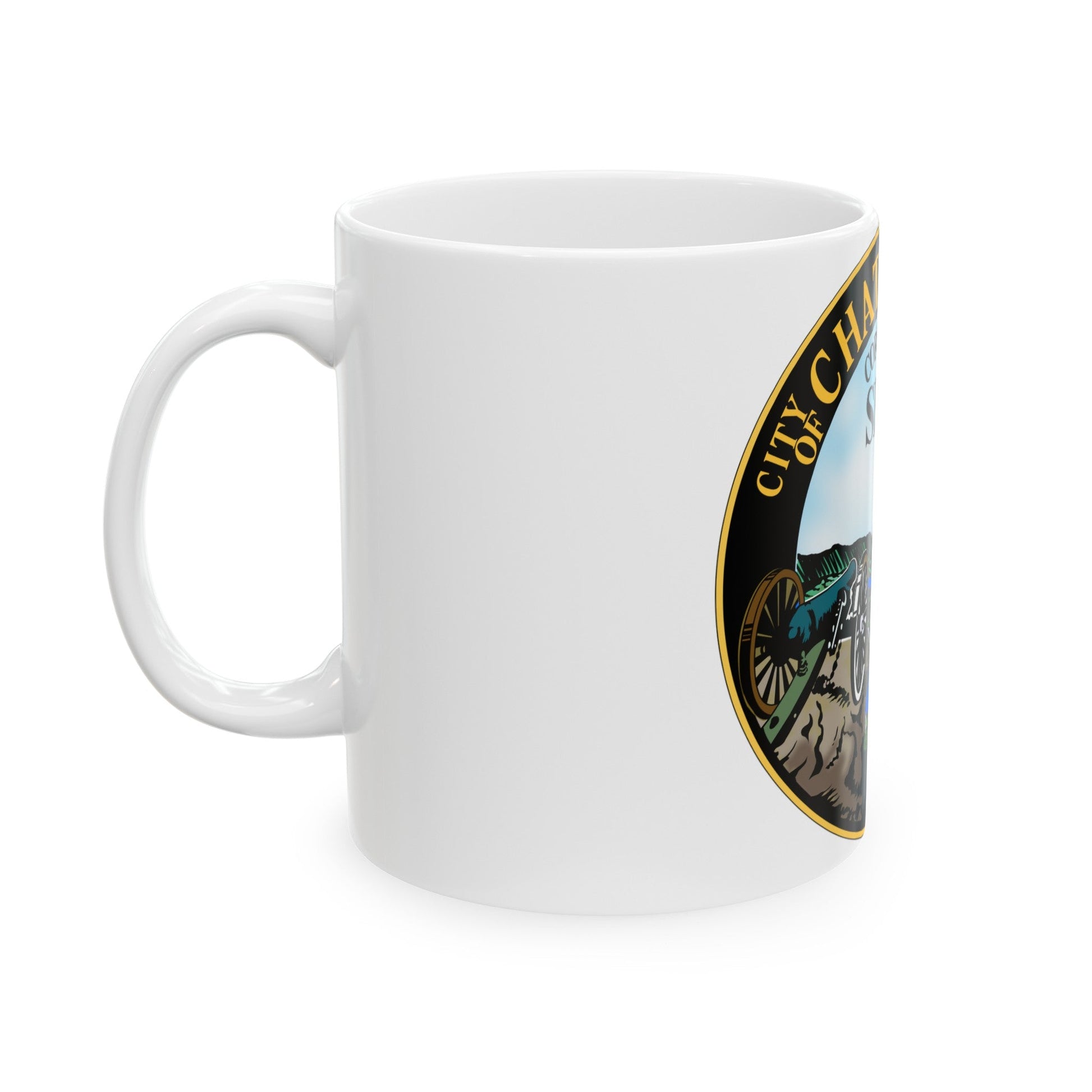 Seal of Chattanooga Tennessee - White Coffee Mug-The Sticker Space