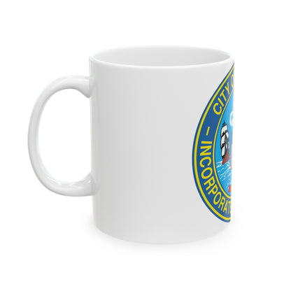 Seal of Chicago Illinois - White Coffee Mug-The Sticker Space