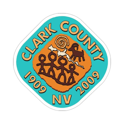 Seal of Clark County, Nevada USA STICKER Vinyl Die-Cut Decal 2 Inch - The Sticker Space