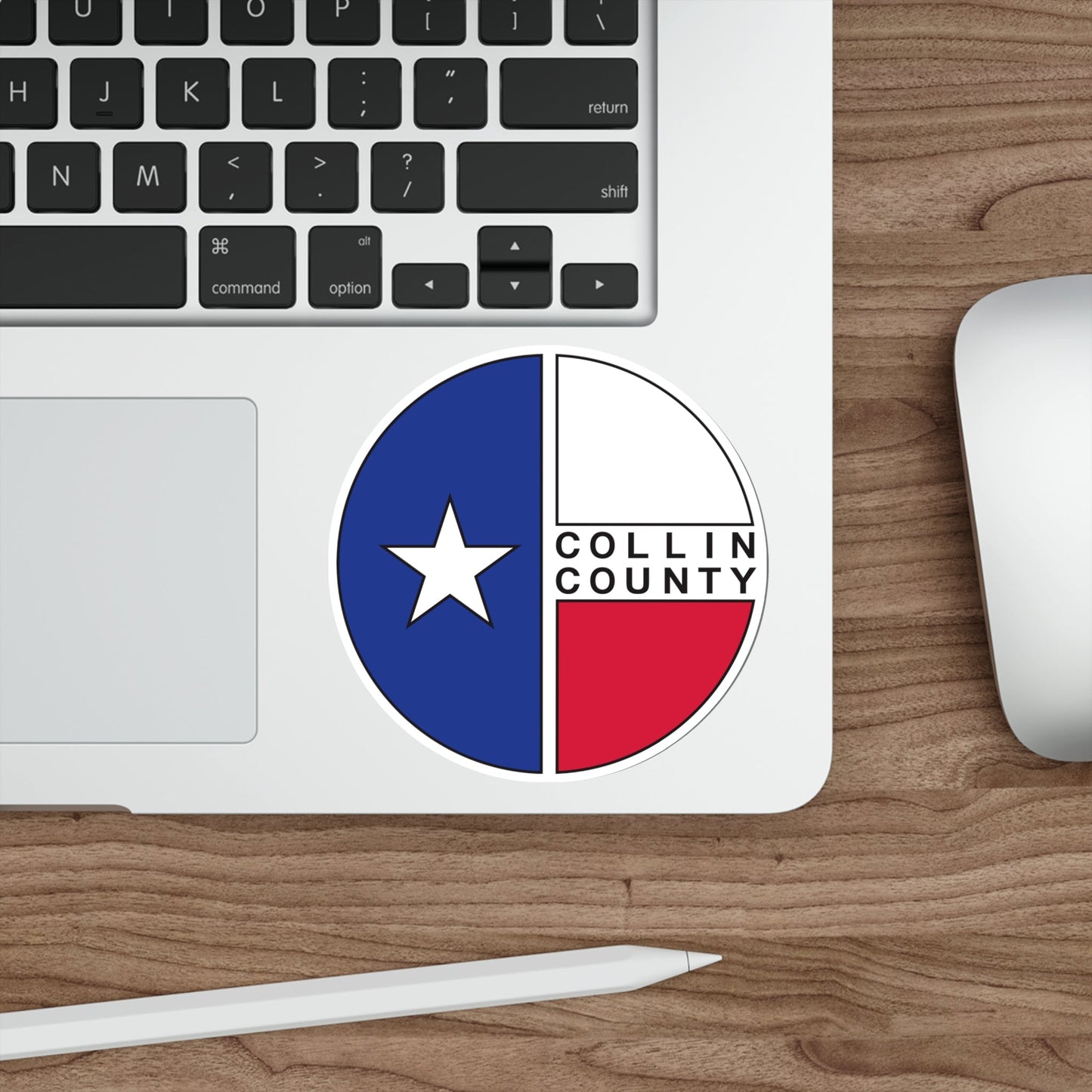 Seal of Collin County, Texas USA STICKER Vinyl Die-Cut Decal-The Sticker Space