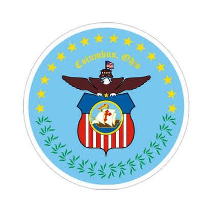 Seal of Columbus Ohio USA STICKER Vinyl Die-Cut Decal 2 Inch - The Sticker Space