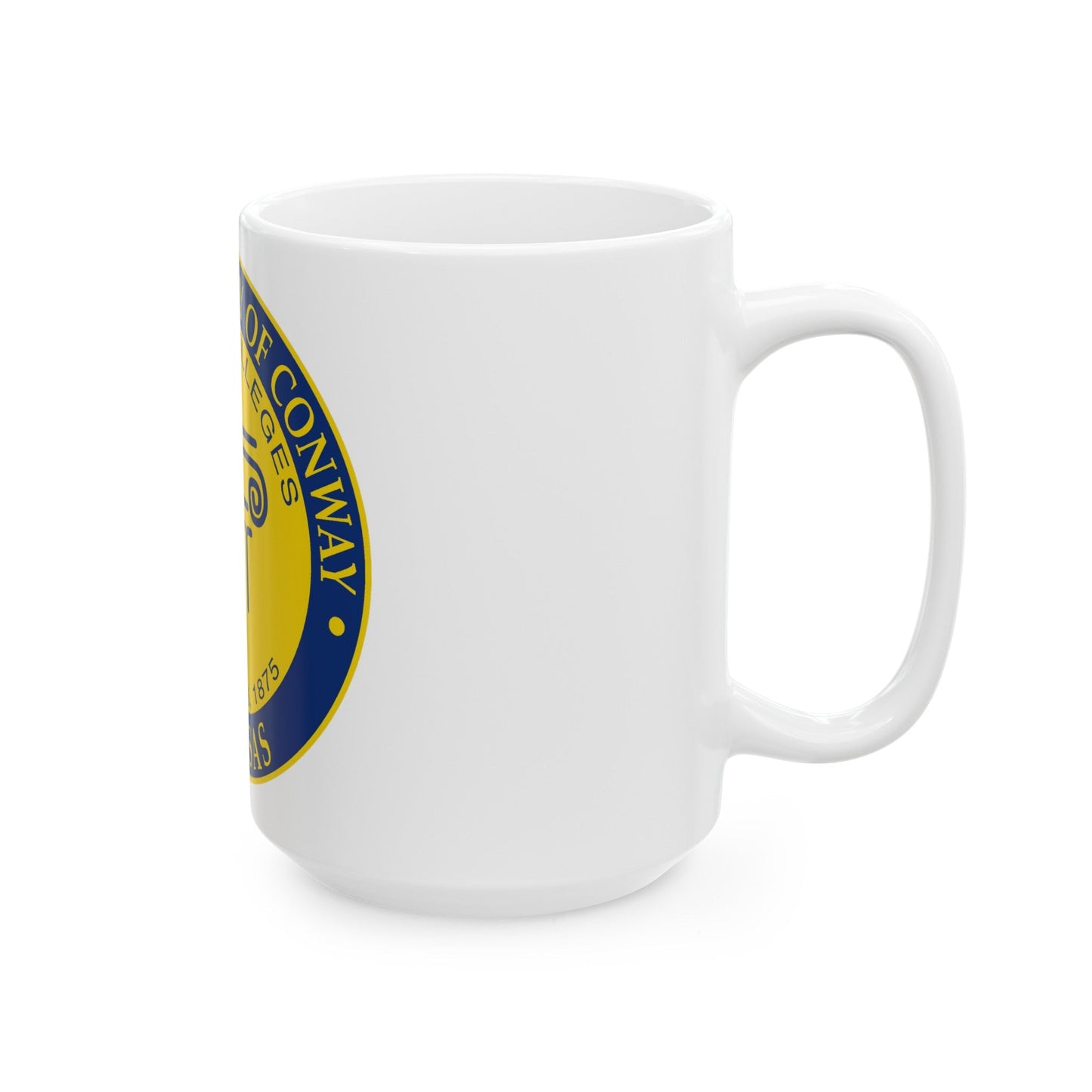 Seal of Conway Arkansas - White Coffee Mug-The Sticker Space