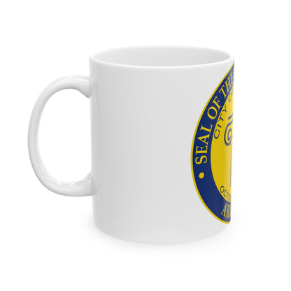 Seal of Conway Arkansas - White Coffee Mug-The Sticker Space