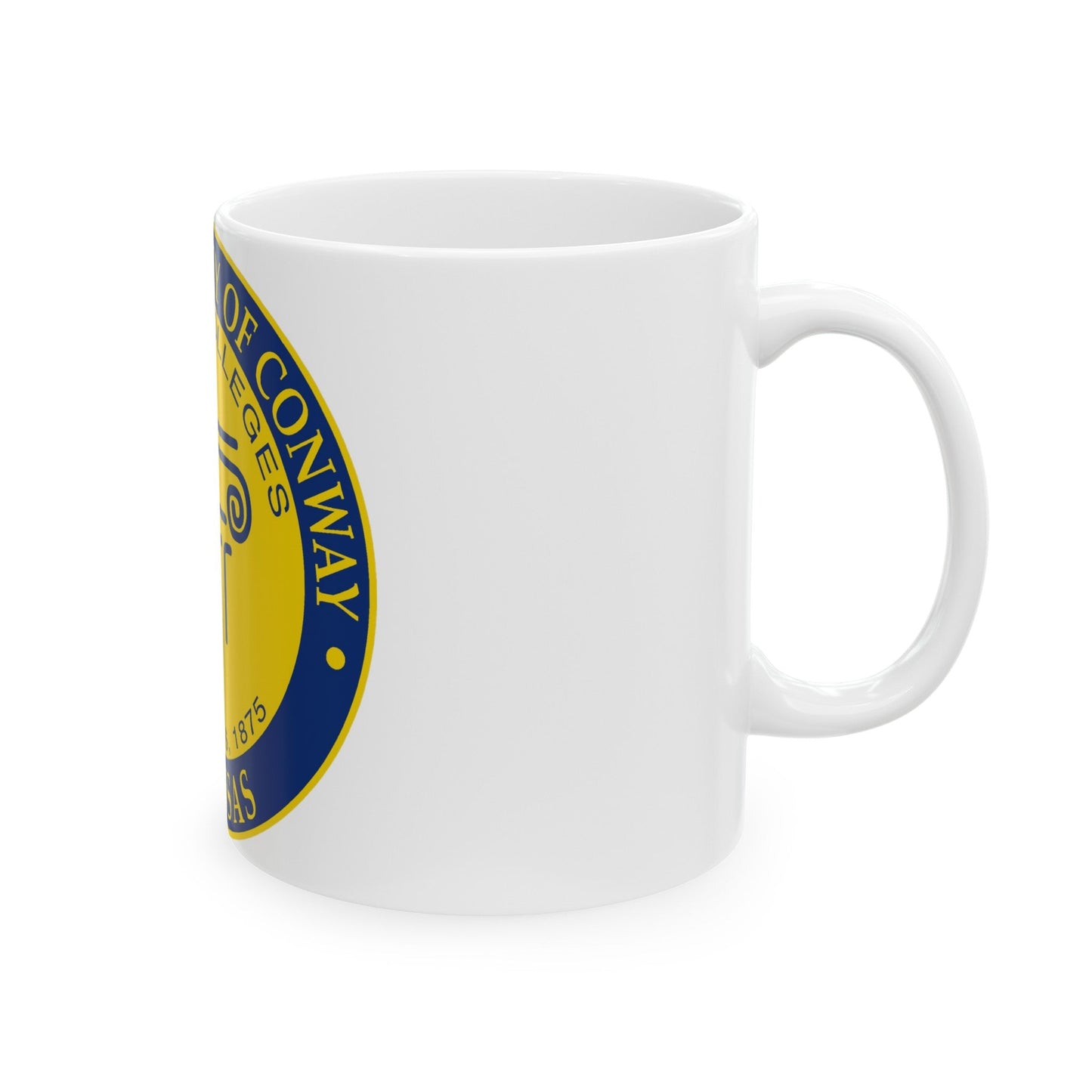 Seal of Conway Arkansas - White Coffee Mug-The Sticker Space