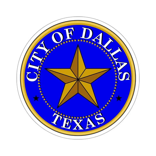 Seal of Dallas USA STICKER Vinyl Die-Cut Decal 6 Inch - The Sticker Space