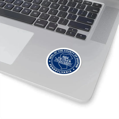 Seal of Dauphin County Pennsylvania (United States) STICKER Vinyl Kiss-Cut Decal - The Sticker Space