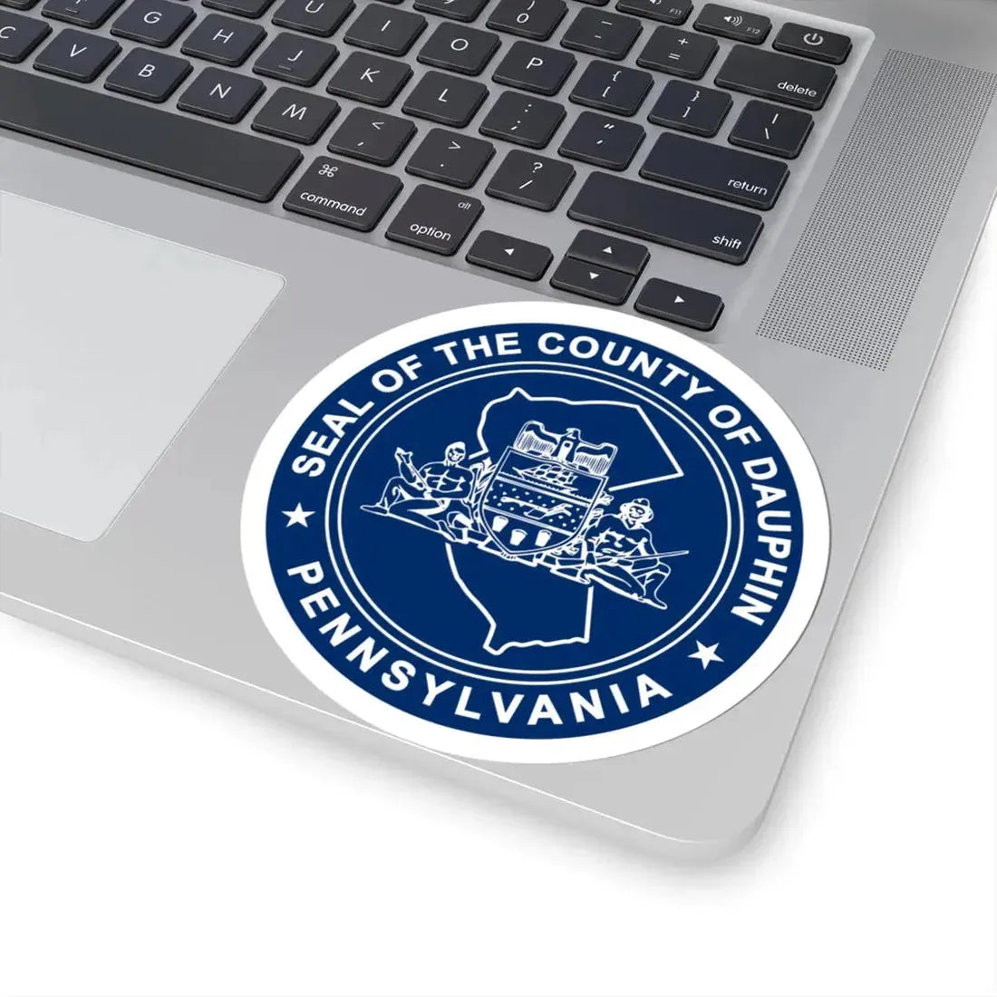 Seal of Dauphin County Pennsylvania (United States) STICKER Vinyl Kiss-Cut Decal - The Sticker Space