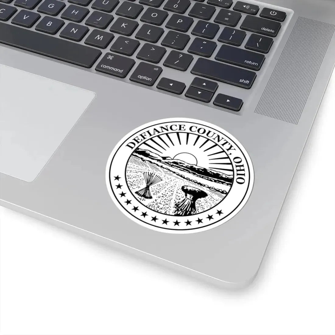 Seal of Defiance County Ohio (United States) STICKER Vinyl Kiss-Cut Decal - The Sticker Space