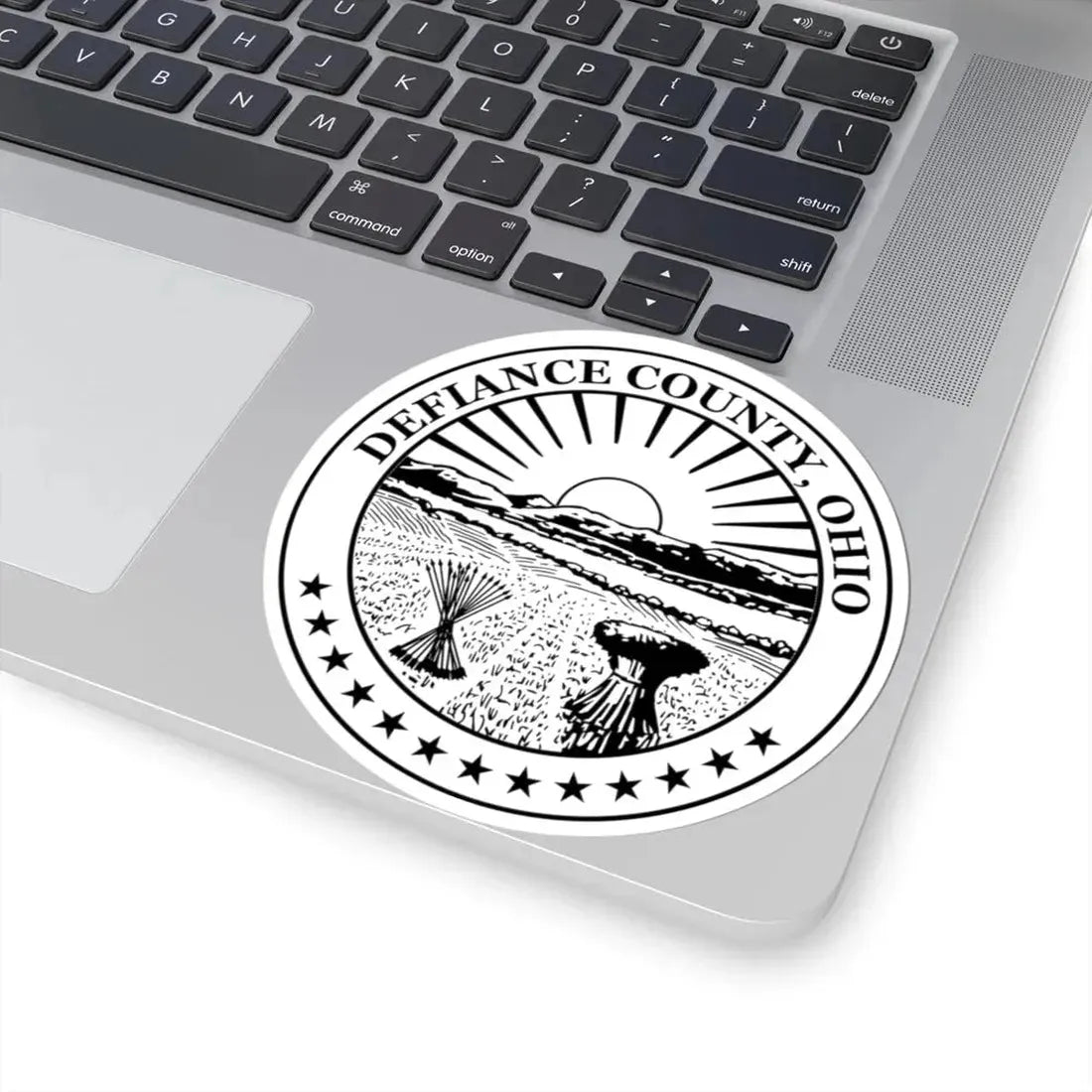 Seal of Defiance County Ohio (United States) STICKER Vinyl Kiss-Cut Decal - The Sticker Space