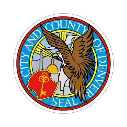 Seal of Denver USA STICKER Vinyl Die-Cut Decal 6 Inch - The Sticker Space