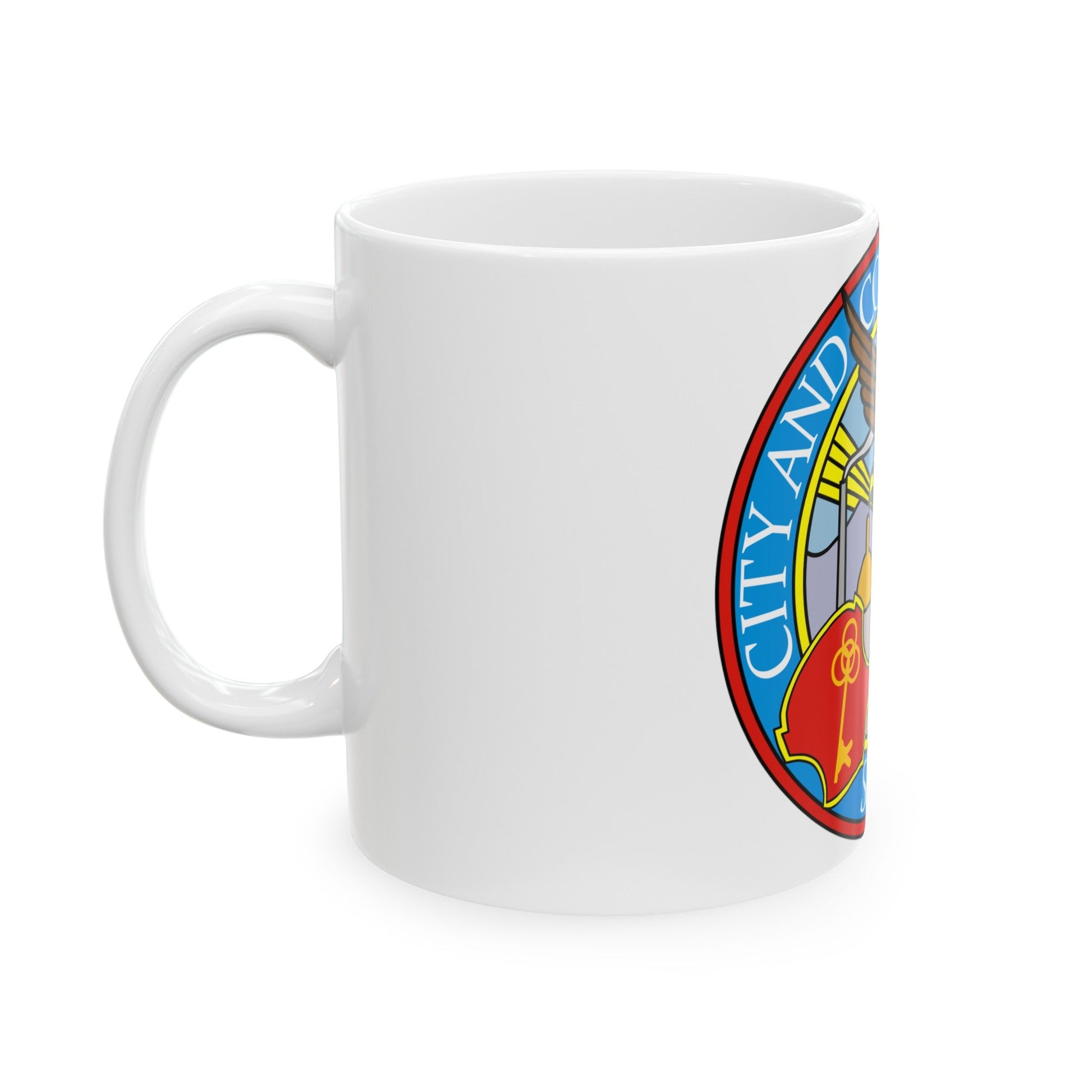 Seal of Denver - White Coffee Mug-The Sticker Space