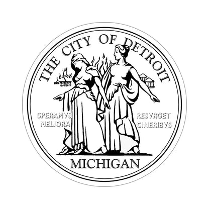 Seal of Detroit USA STICKER Vinyl Die-Cut Decal 6 Inch - The Sticker Space
