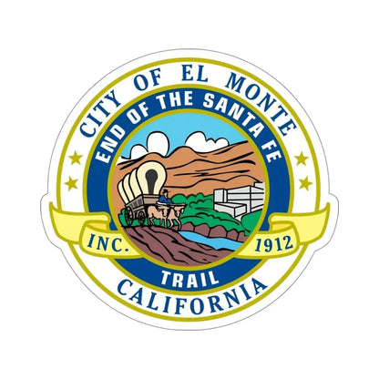 Seal of El Monte California USA STICKER Vinyl Die-Cut Decal 4 Inch - The Sticker Space