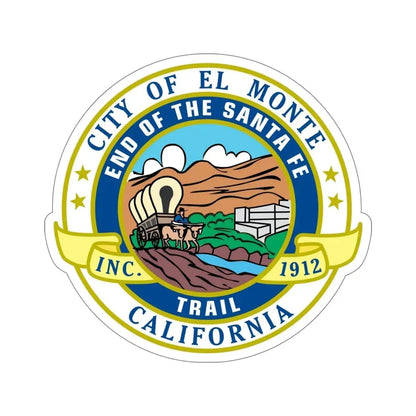 Seal of El Monte California USA STICKER Vinyl Die-Cut Decal 6 Inch - The Sticker Space