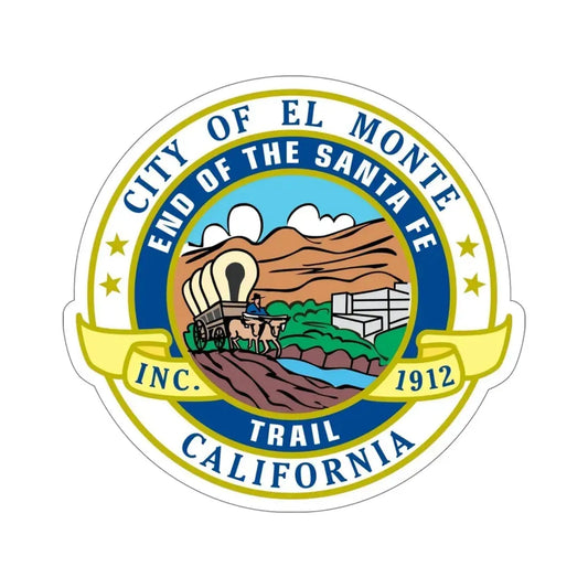Seal of El Monte California USA STICKER Vinyl Die-Cut Decal 6 Inch - The Sticker Space