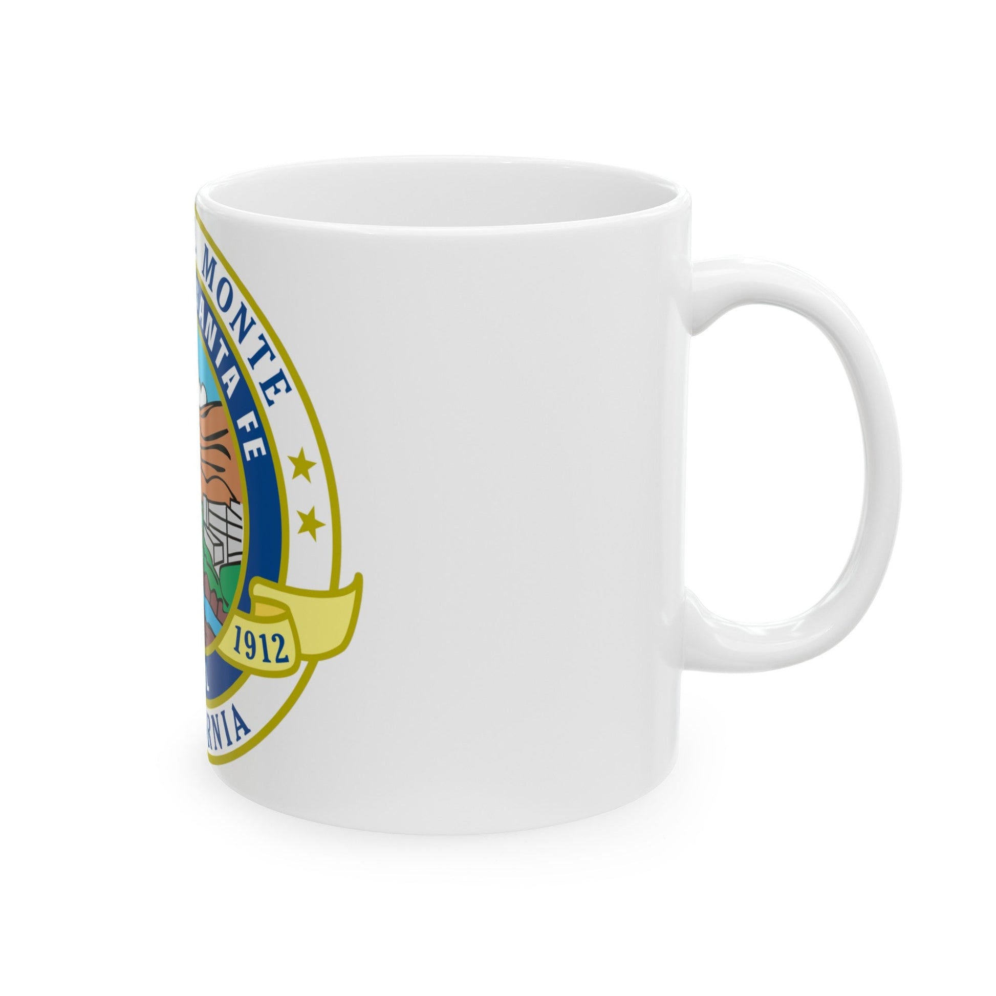 Seal of El Monte California - White Coffee Mug-The Sticker Space