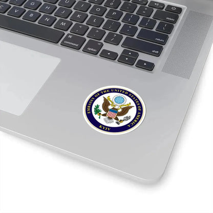 Seal of Embassy of the United States Kyiv (United States) STICKER Vinyl Kiss-Cut Decal - The Sticker Space