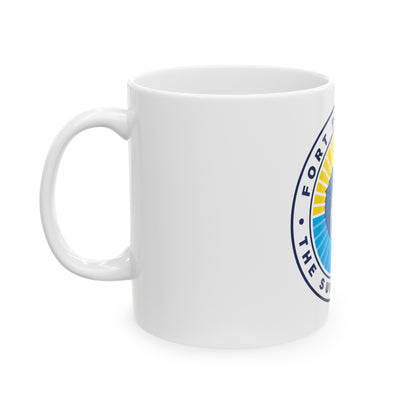 Seal of Fort Pierce Florida - White Coffee Mug-The Sticker Space