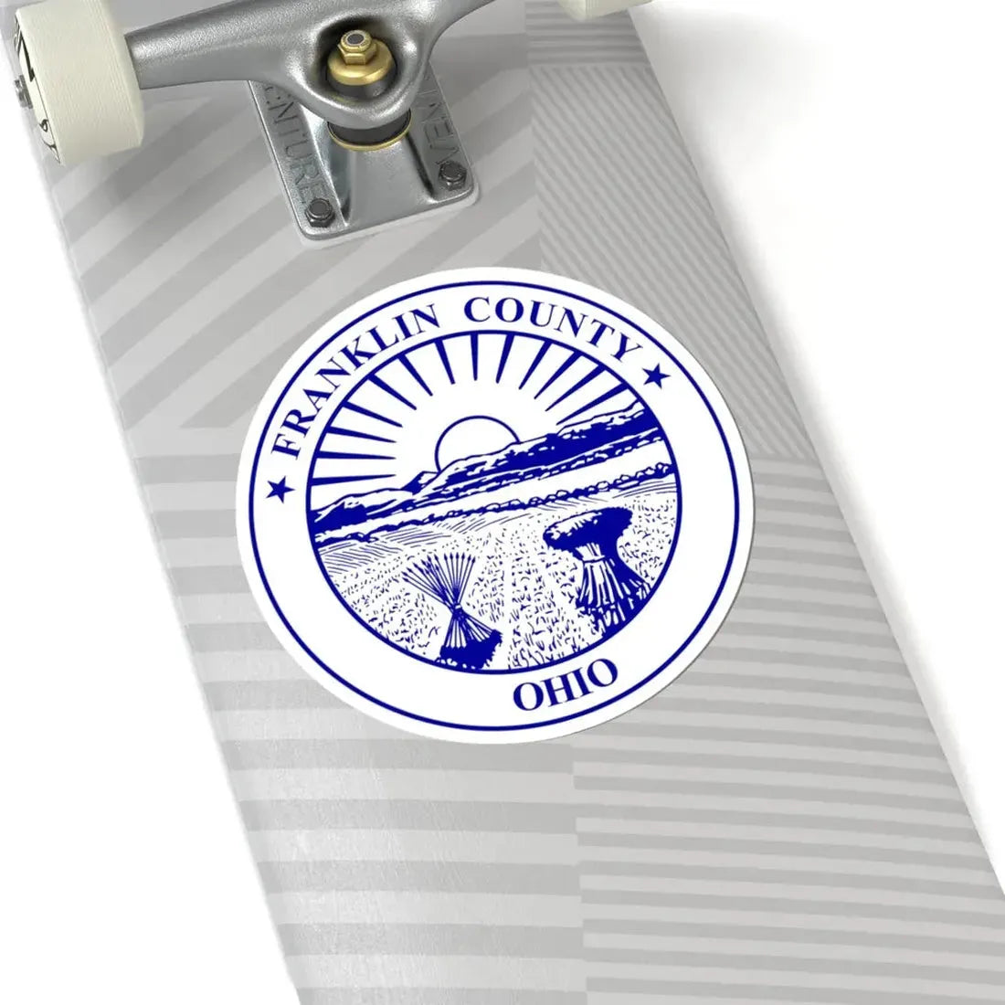 Seal of Franklin County Ohio (United States) STICKER Vinyl Kiss-Cut Decal - The Sticker Space
