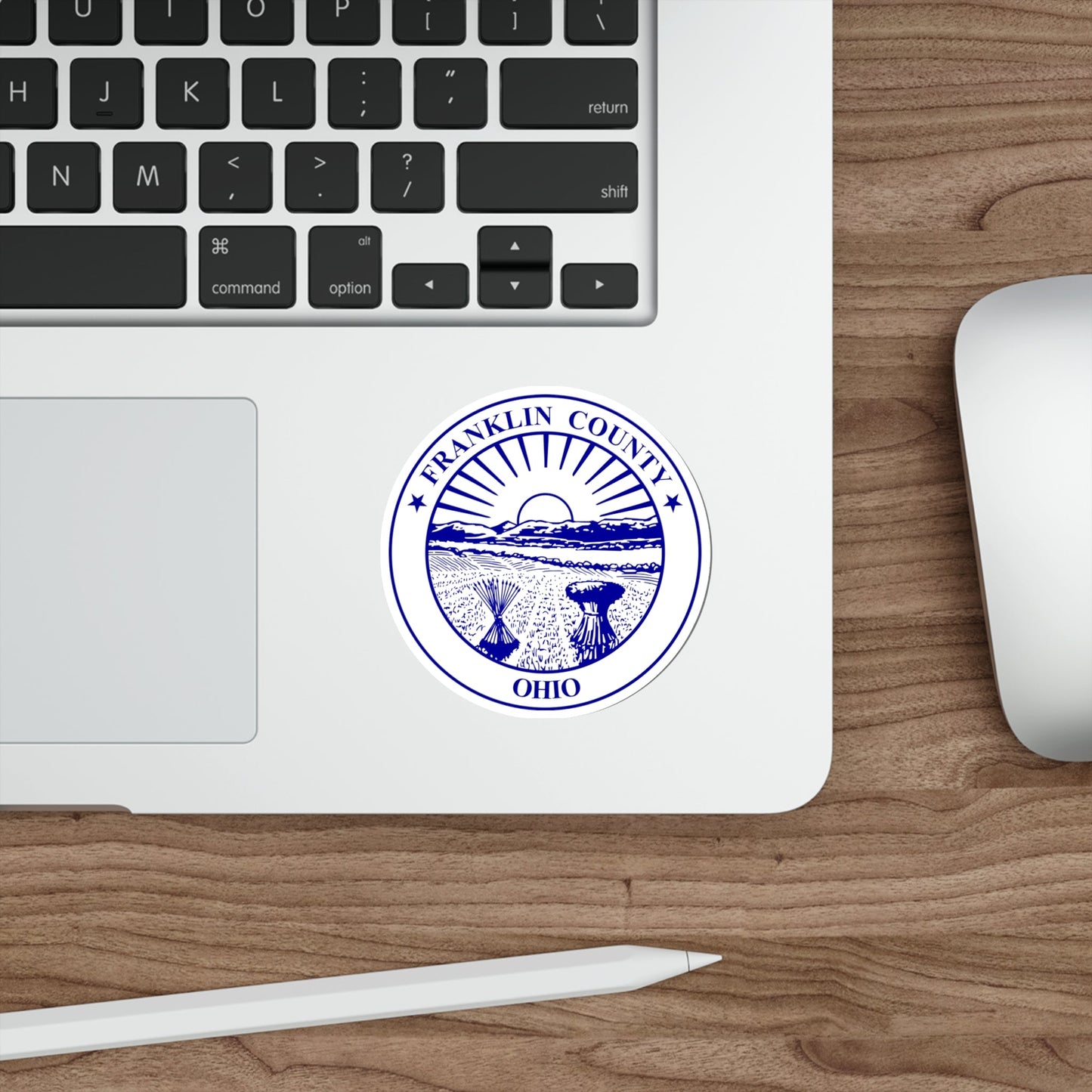 Seal of Franklin County, Ohio USA STICKER Vinyl Die-Cut Decal-The Sticker Space