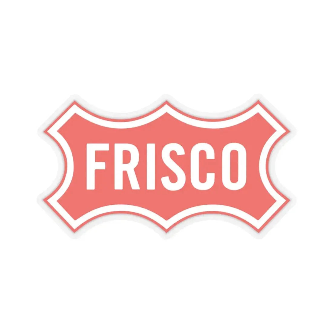 Seal of Frisco Texas - STICKER Vinyl Kiss-Cut Decal 4 Inch Transparent - The Sticker Space