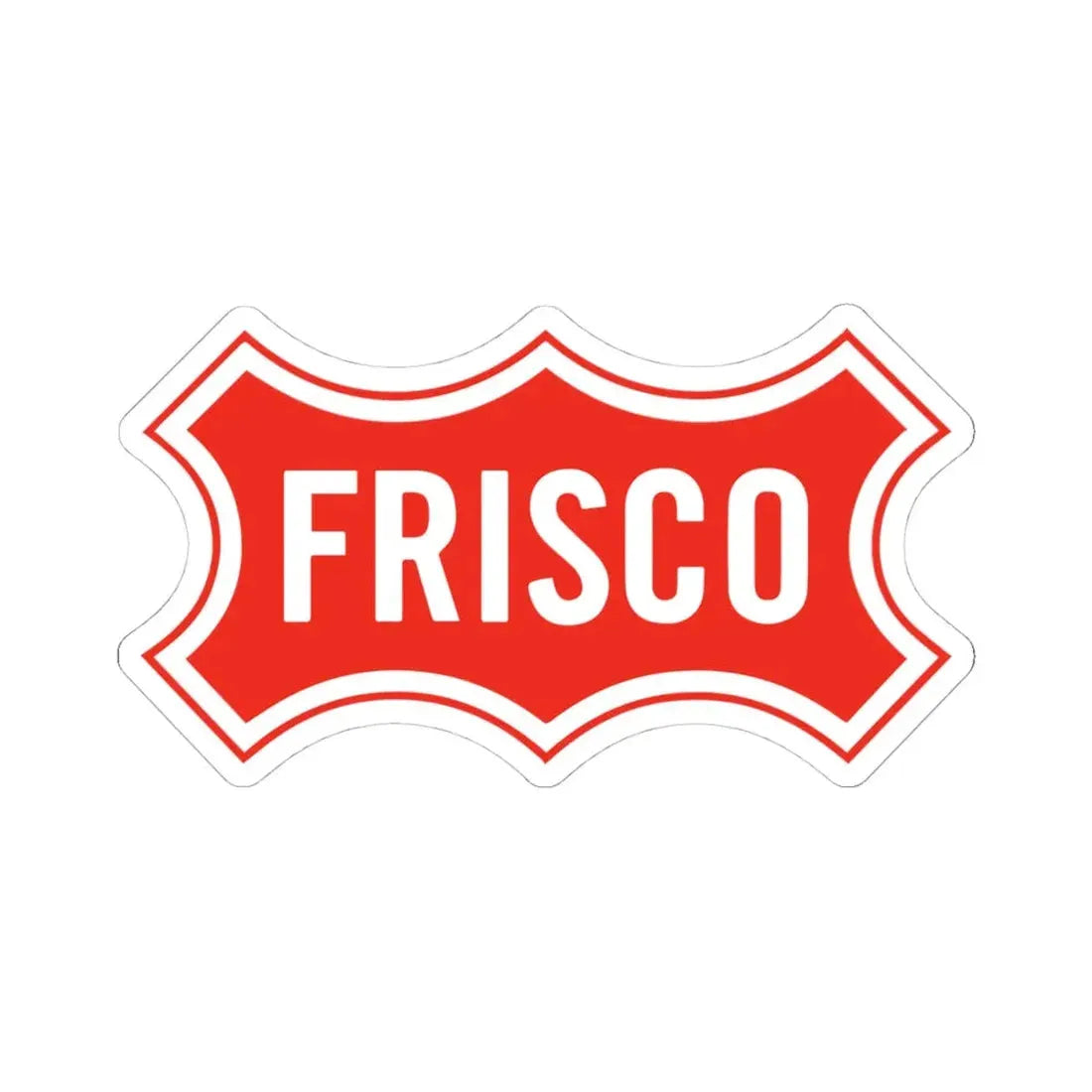 Seal of Frisco Texas - STICKER Vinyl Kiss-Cut Decal 4 Inch White - The Sticker Space