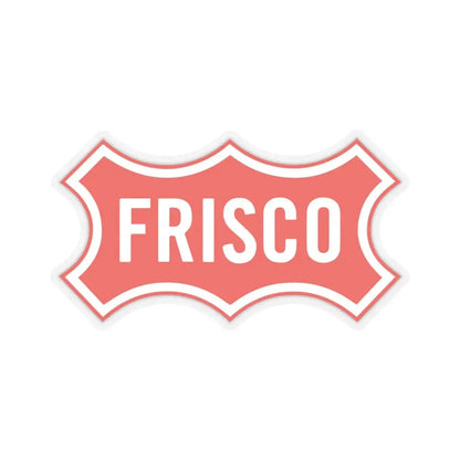 Seal of Frisco Texas - STICKER Vinyl Kiss-Cut Decal 6 Inch Transparent - The Sticker Space