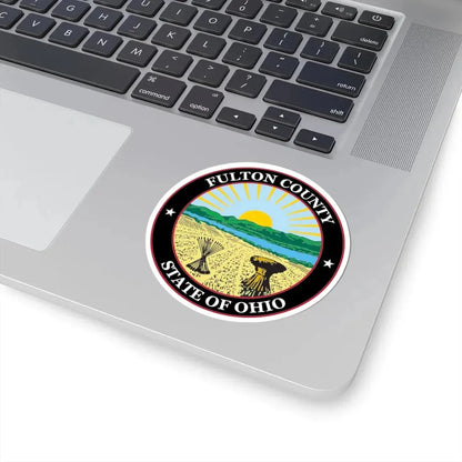 Seal of Fulton County Ohio (United States) STICKER Vinyl Kiss-Cut Decal - The Sticker Space